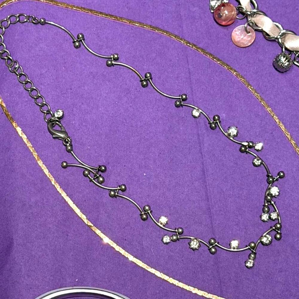 Rose Quartz Necklace Set - Picture 3 of 8